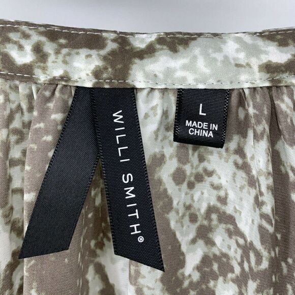 Snake Print Blouse Dolman 3/4 Sleeve Large - Picture 6 of 7